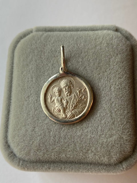 Medalla Fundida de San José 1.8 cm